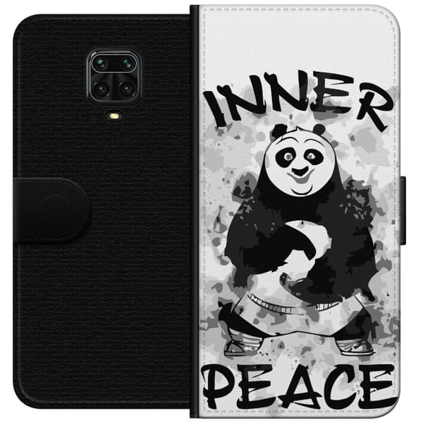 Kompatibelt Plånboksfodral till Xiaomi Redmi Note 9 Pro Kung Fu Panda