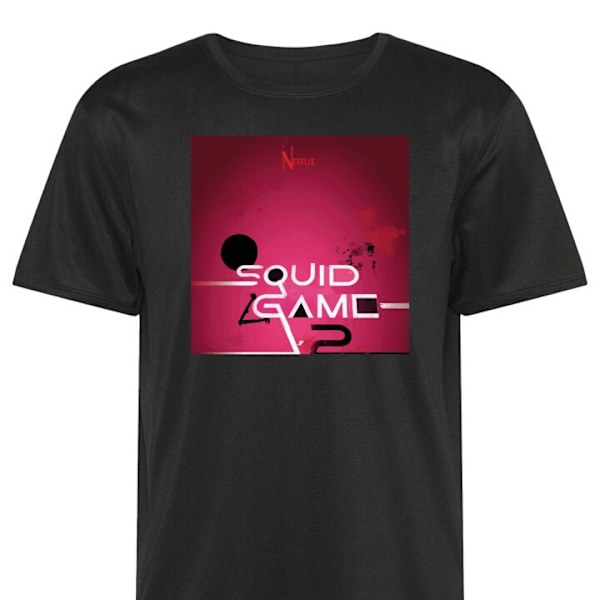Trænings T-shirt | Sport T-shirt til Voksen Squid Game Lille
