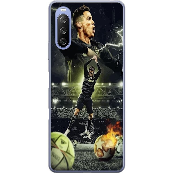 Sony Xperia 10 III Lite Genomskinligt Skal Ronaldo