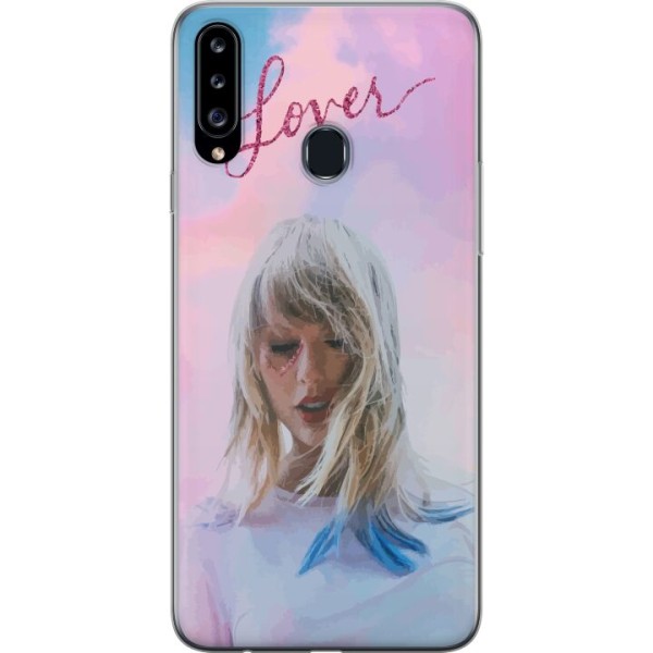 Samsung Galaxy A20s Läpinäkyvä kuori Taylor Swift - Lover