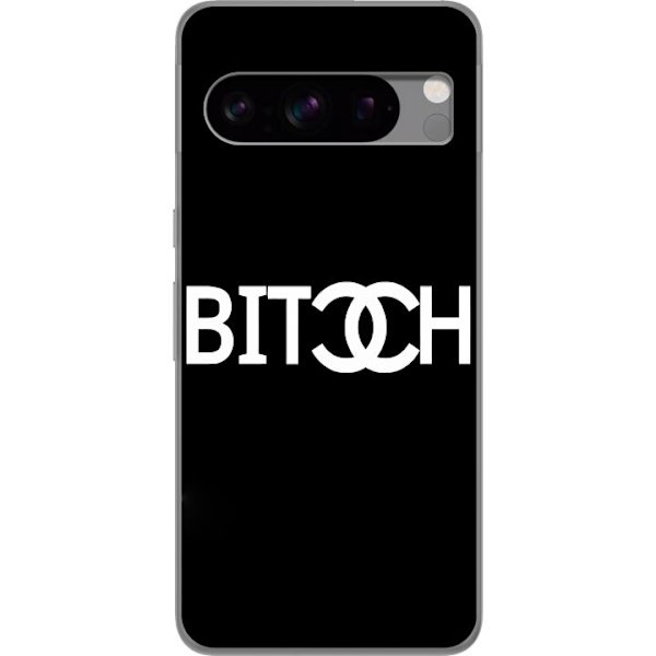 Google Pixel 8 Pro Läpinäkyvä kuori Bitch Chanel -inspiroima katumuoti Muoti Tekstimotiivi Trendi Ikoninen Tyyli Kaupunkisuunnittelu