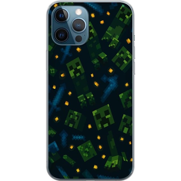 Apple iPhone 12 Pro Läpinäkyvä kuori Minecraft Dungeons Mob