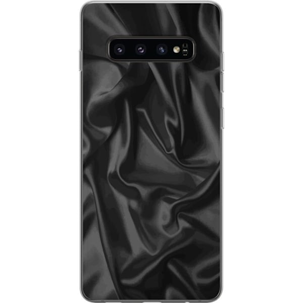 Samsung Galaxy S10 Genomskinligt Skal Silke Svart