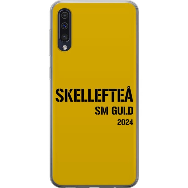 Samsung Galaxy A50 Läpinäkyvä kuori Skellefteå SM KULTA