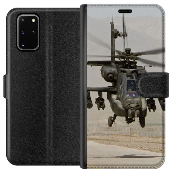 Yhteensopiva Lompakkokotelo Samsung Galaxy S20+ AH-64 Apache Attack Helicopter