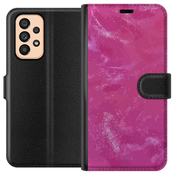 Kompatibelt Lommeboketui til Samsung Galaxy A53 5G rosa