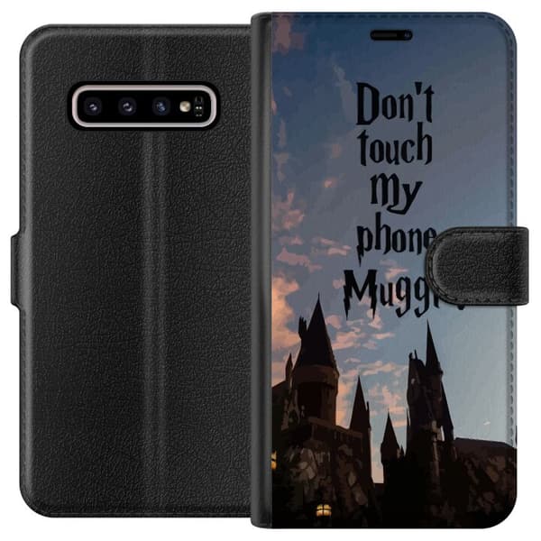 Kompatibelt Lommeboketui til Samsung Galaxy S10+ Harry Potter