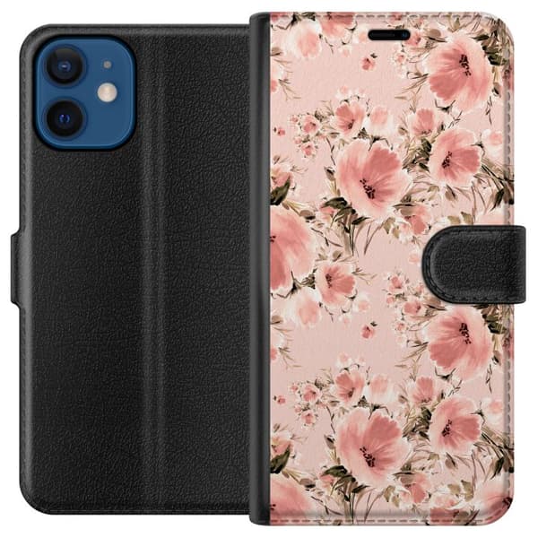 Kompatibelt Plånboksfodral till Apple iPhone 12 mini Blommor