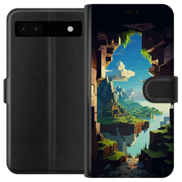 Kompatibel Tegnebogsetui til Google Pixel 6a Minecraft