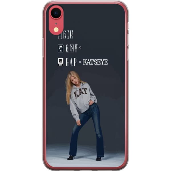 Yhteensopiva Puhelinkuori Apple iPhone XR KATSEYE blond modebild harmaa