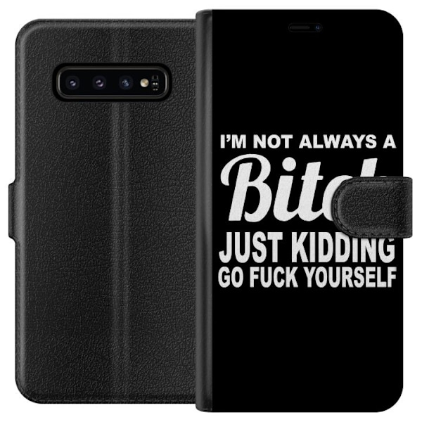 Samsung Galaxy S10 Tegnebogsetui Jeg er ikke altid en...