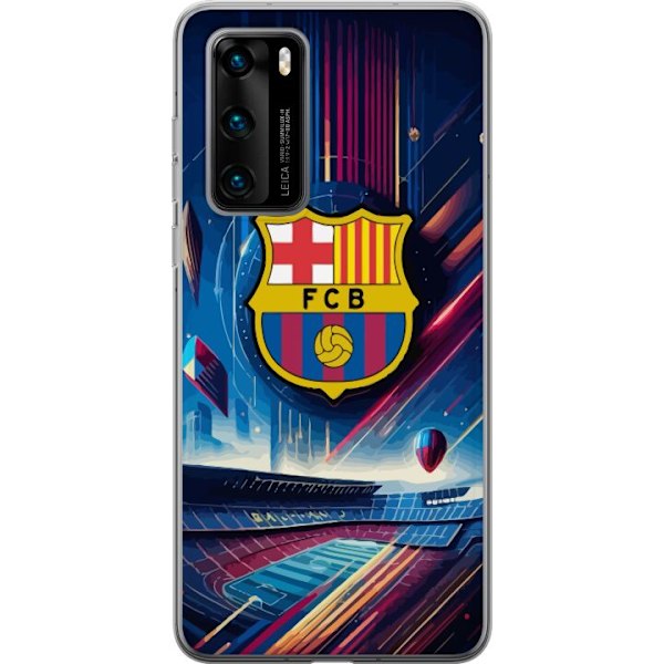 Huawei P40 Läpinäkyvä kuori FC Barcelona