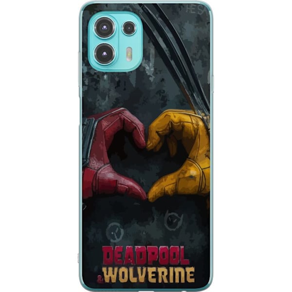 Motorola Edge 20 Lite Läpinäkyvä kuori Wolverine Deadpool