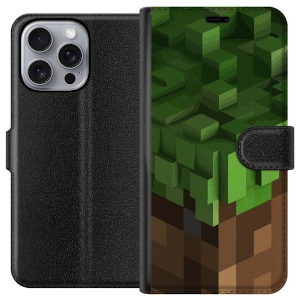 Apple iPhone 16 Pro Max Lompakkokotelo Minecraft