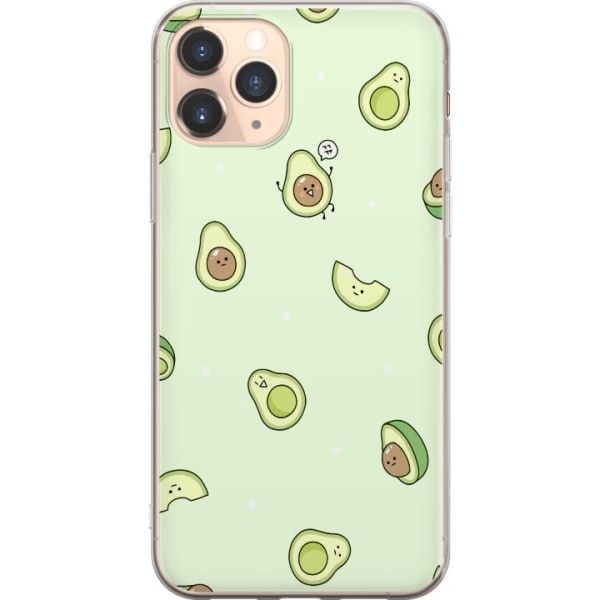 Apple iPhone 11 Pro Gennemsigtig cover Avocado Mønster