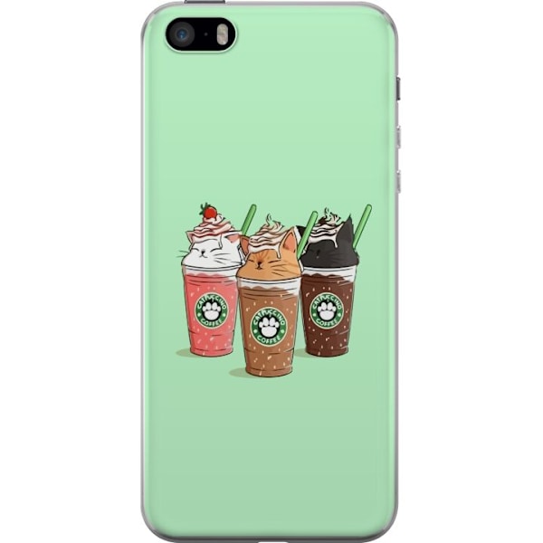 Apple iPhone 5s Gennemsigtig cover Catpuccino