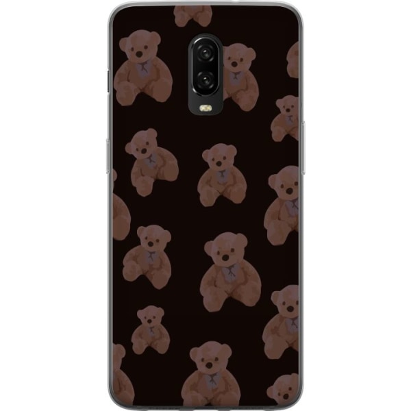 OnePlus 6T Gennemsigtig cover En bjørn flere bjørne