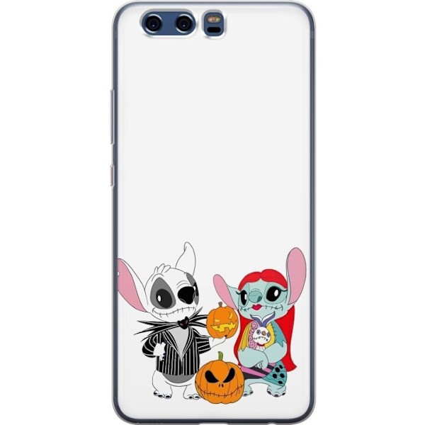 Huawei P10 Läpinäkyvä kuori Stitch perhe addams