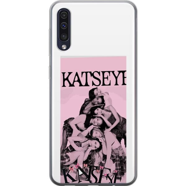 Kompatibelt Mobildeksel til Samsung Galaxy A50 KATSEYE i rosa rosa
