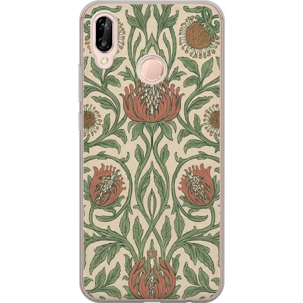 Huawei P20 lite Läpinäkyvä kuori Petali Yksityiskohdat