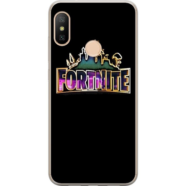 Xiaomi Redmi 6 Pro Gjennomsiktig deksel Fortnite