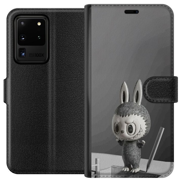 Samsung Galaxy S20 Ultra Tegnebogsetui Pop Mart MEGA LABUBU LABUBU Sketch 1000%