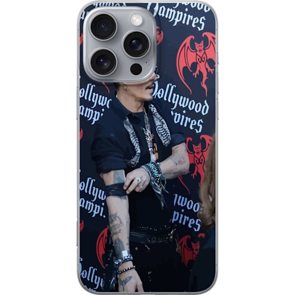 Apple iPhone 16 Pro Max Gennemsigtig cover Johnny Depp