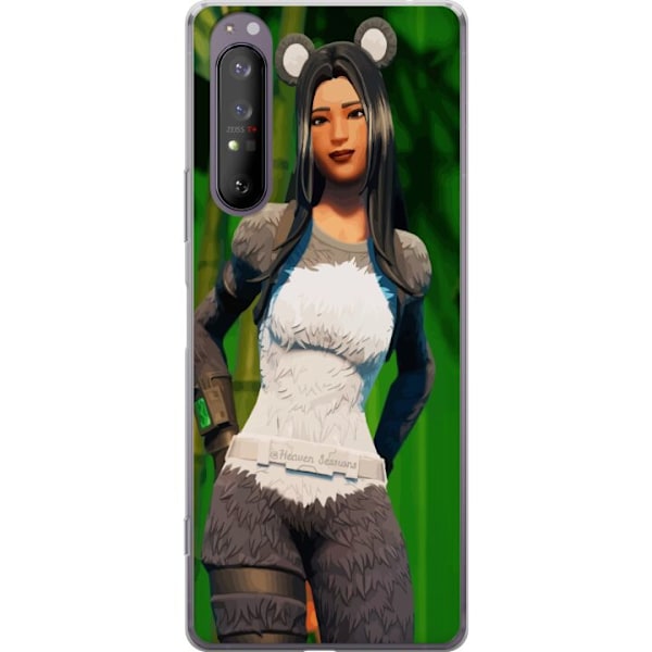 Sony Xperia 1 II Gennemsigtig cover Fortnite