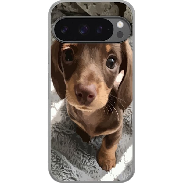 Google Pixel 9 Pro XL Gennemsigtig cover Sød Hund