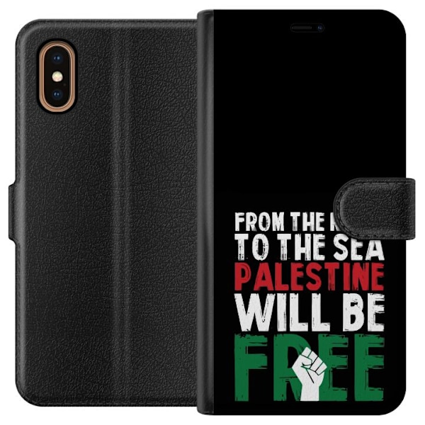 Apple iPhone XS Max Lompakkokotelo Vapauta Palestiina