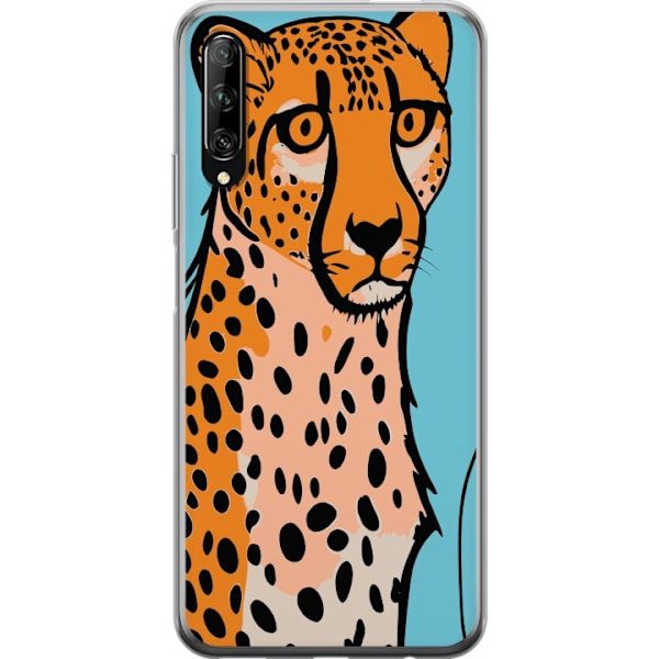 Huawei P smart Pro 2019 Genomskinligt Skal Surprised Leopard