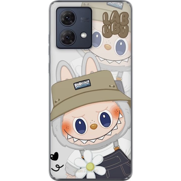 Motorola Moto G84 Läpinäkyvä kuori Labubu Minimal Mood - Yksinkertainen ja tyylikäs hirviösuunnittelu