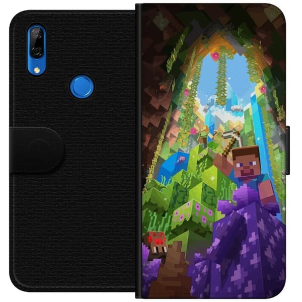 Kompatibel Tegnebogsetui til Huawei P Smart Z Minecraft