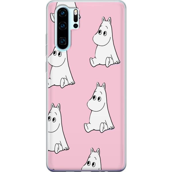 Kompatibelt Mobildeksel til Huawei P30 Pro Figurmönster rosa
