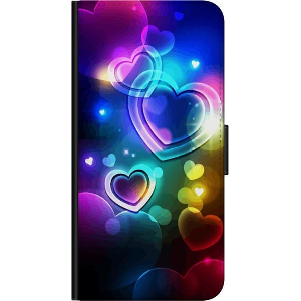 Kompatibelt Plånboksfodral till Nokia 3.4 NeonLove