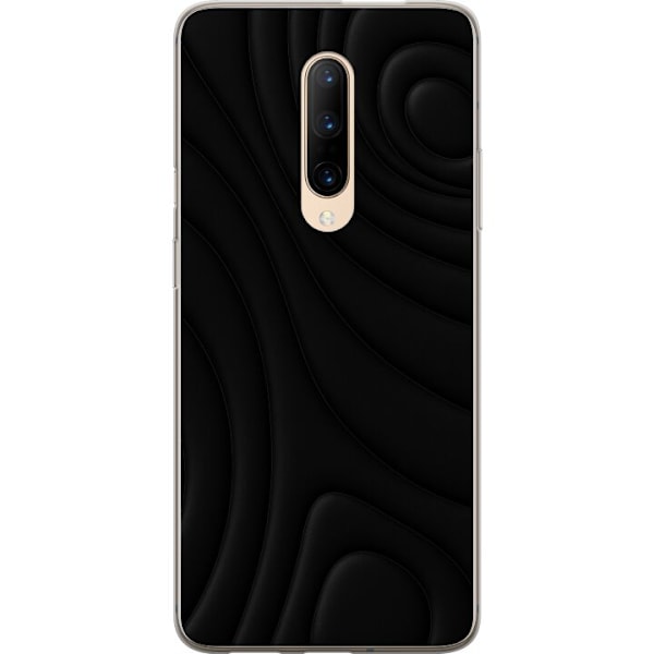 OnePlus 7 Pro Läpinäkyvä kuori Tummat Aallot