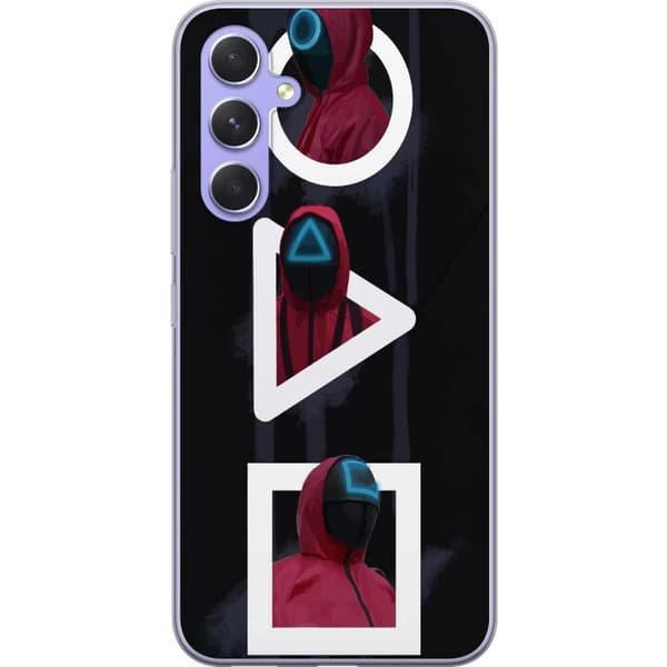 Kompatibel Mobilcover til Samsung Galaxy A54 Blækspruttespil