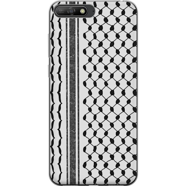 Huawei Y6 (2018) Gennemsigtig cover Palæstinensisk mønster -