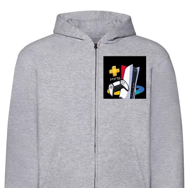 Zip-Hoodie | Huvtröja med Dragkedja för Vuxna PS5