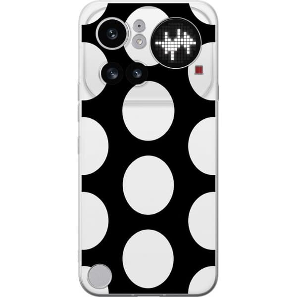 Kompatibel Mobilcover til Nothing Phone 4a Pro Mono-prikker sort
