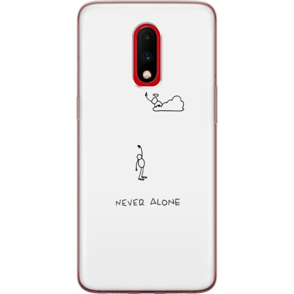 OnePlus 7 Gennemsigtig cover Aldrig Alene