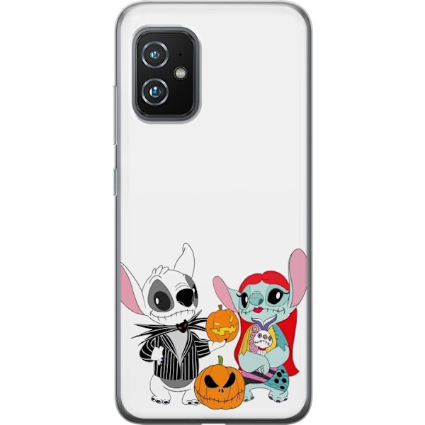 Asus Zenfone 8 Genomskinligt Skal Stitch familjen addams