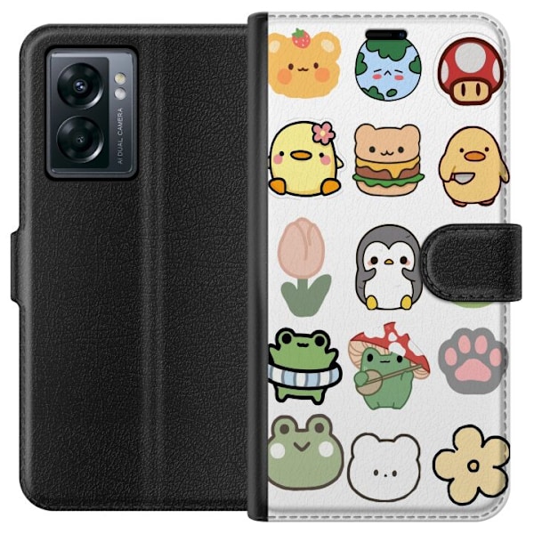 OnePlus Nord N300 Lompakkokotelo Kawaii Friends