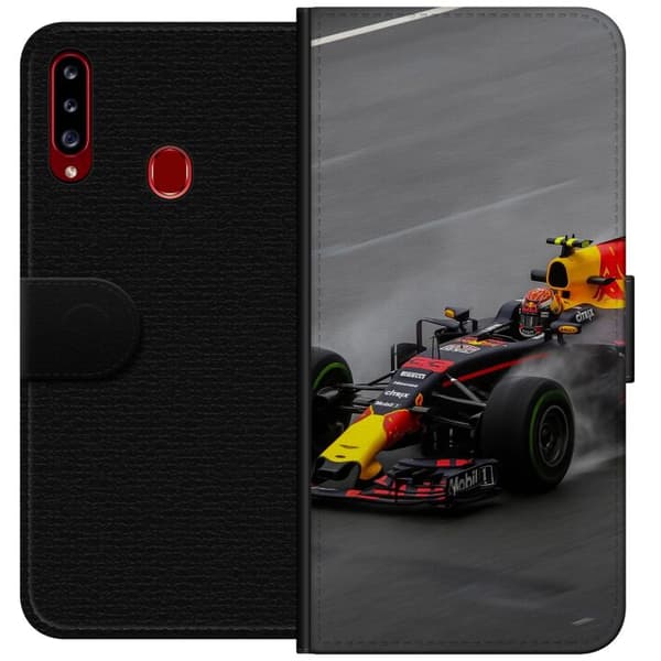 Kompatibelt Plånboksfodral till Samsung Galaxy A20s Formula 1