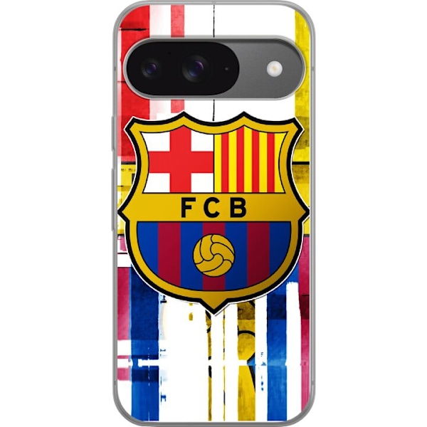 Google Pixel 9 Läpinäkyvä kuori FC Barcelona