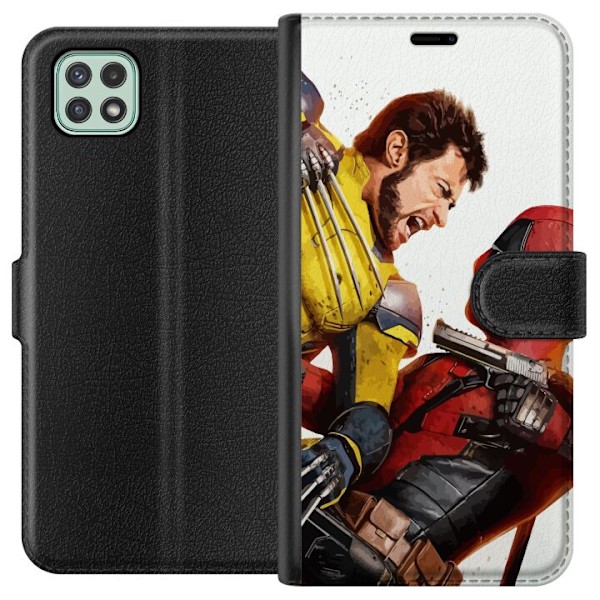 Samsung Galaxy A22 5G Plånboksfodral Deadpool & Wolverine