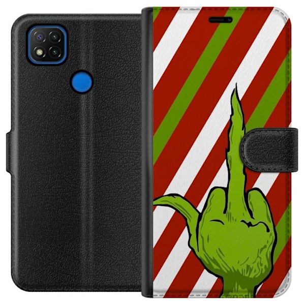 Xiaomi Redmi 9C Lommeboketui Grinch