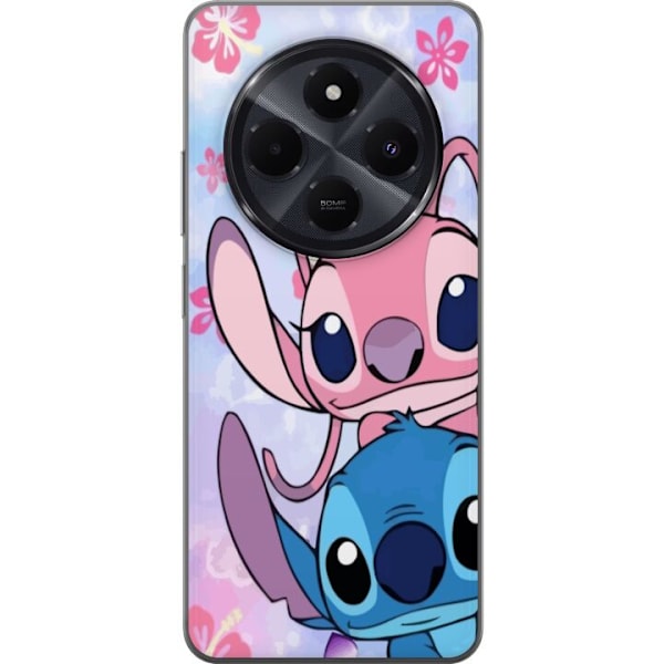 Xiaomi Redmi A4 Genomskinligt Skal Stitch & Angel