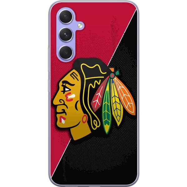 Kompatibelt Mobildeksel til Samsung Galaxy A54 Chicago Blackhawks (NHL)