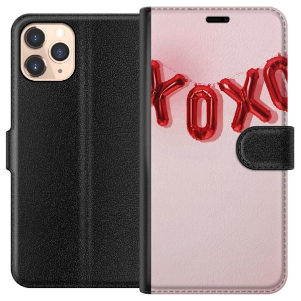 Apple iPhone 11 Pro Tegnebogsetui Valentinsdag XOXO